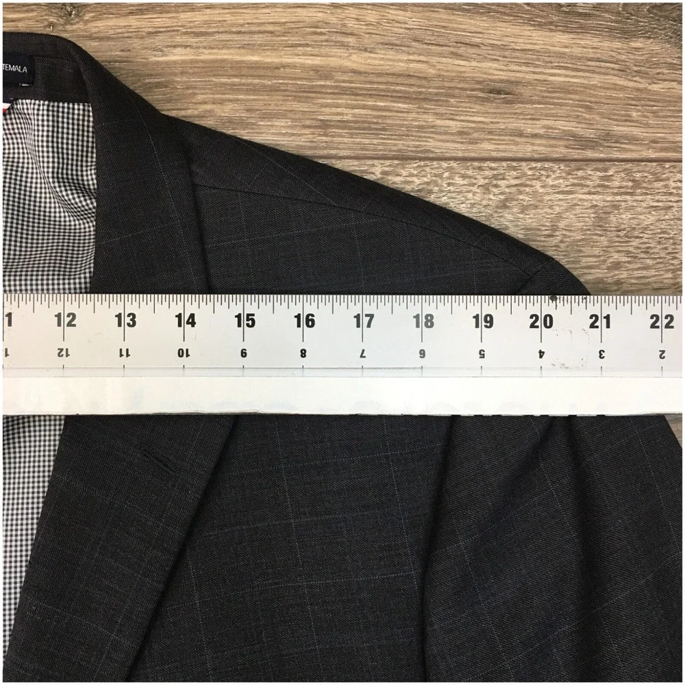 TOMMY HILFIGER Mens Blazer Sport Coat‎ Casual Jacket Size 48R Classic Wool Suit